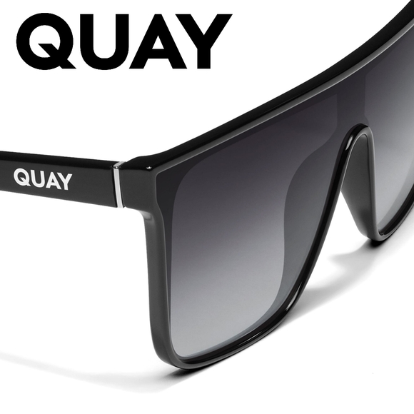 Quay Australia - Nightfall - Bestseller - Black Frame/ Smoke Polarized L… - Picture 5 of 9